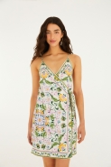 VESTIDO CURTO AZULEJARIA