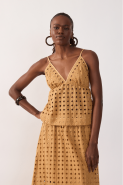 BLUSA LAISE ALCINHA BEGE CAMINHOS