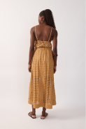 SAIA CROPPED LAISE BEGE CAMINHOS