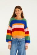 SUETER PELINHO TRICOT LISTRA