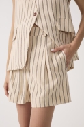 BERMUDA LINHO LISTRA LUREX