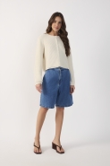 BERMUDA JEANS BOLSO ALFAIATARIA JEANS