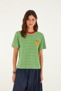 TSHIRT FIO TINTO BORDADO BANANA