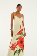 VESTIDO CROPPED FLORAL JAMAICA